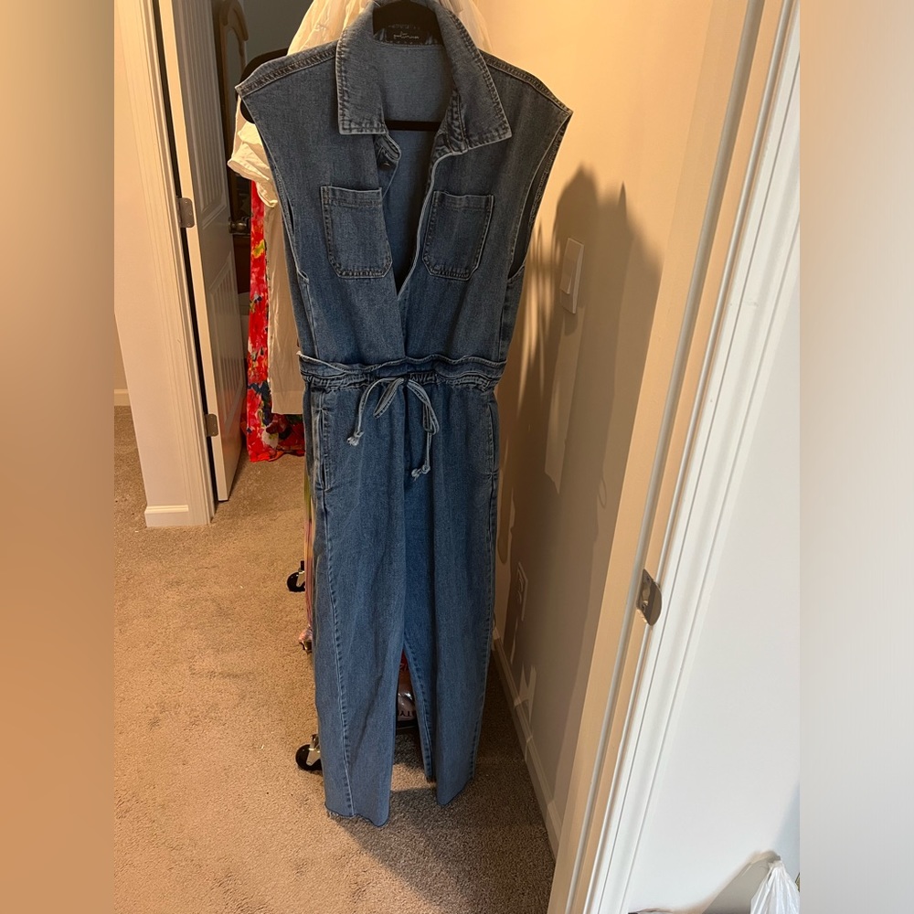 Denim jumpsuit